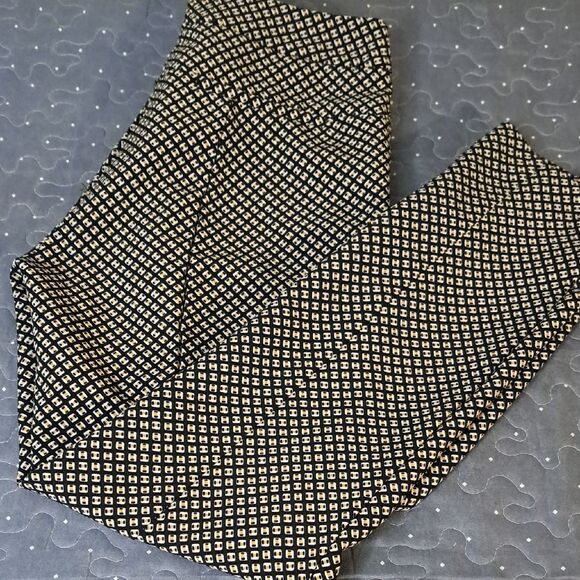 Adrianna Papell Chic Black and White Patterned Pants size 4 - Picture 1 of 5
